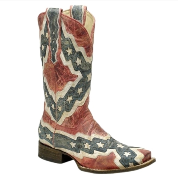 Men's Corral Rebel Cowboy Boots In Aged/ Distressed Leather Sz. 11 M